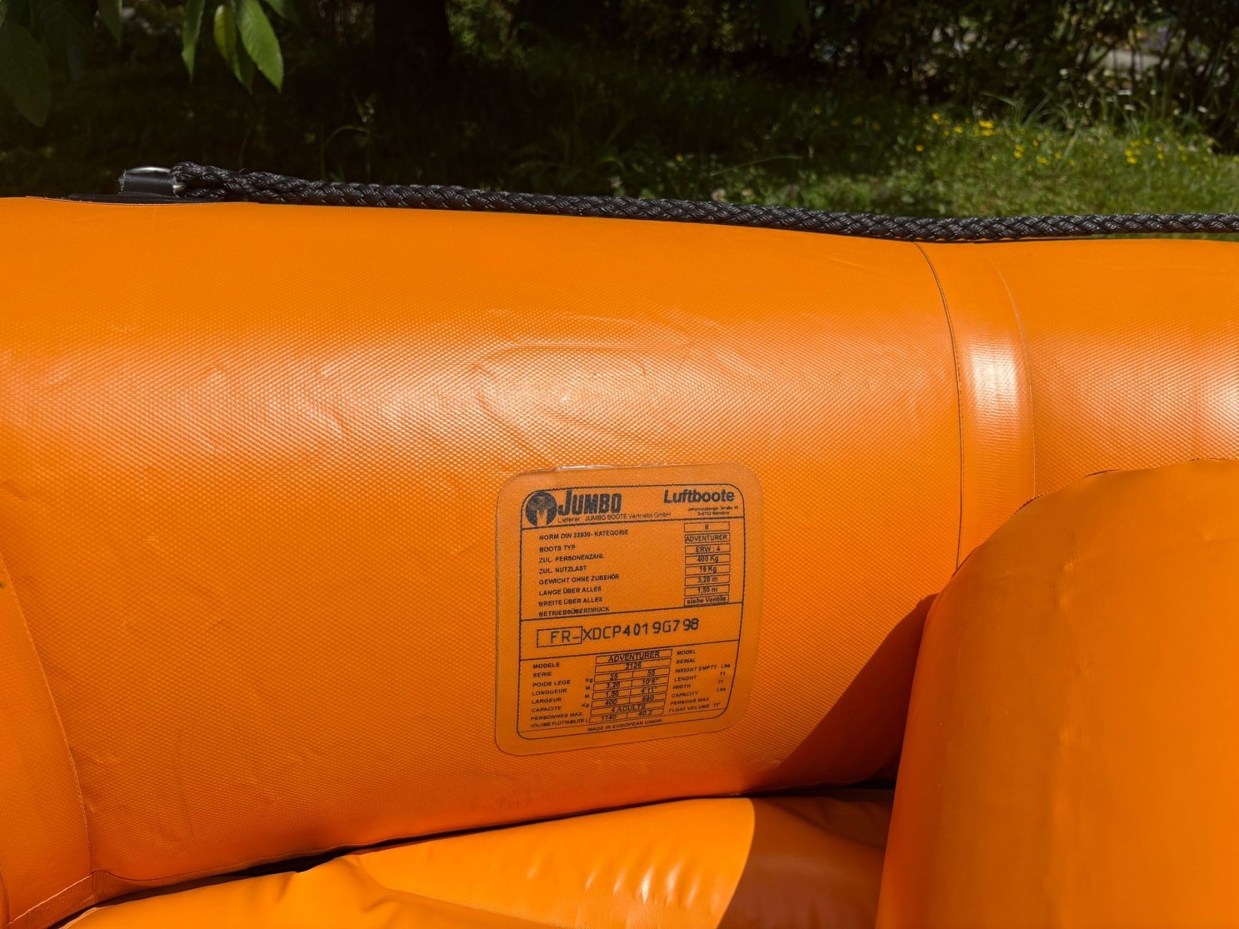 Boote: Riverrafting Boot Sioux Adventurer mit 4 Paddel – Gebraucht aus Altnau von Scala10 1