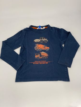 Langarm Shirt Gr. 122 Bagger Motiv von Kids