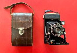 ZEISS IKON NETTAR Analogkamera 6 x 9 für Rollfilm 120 & Etui