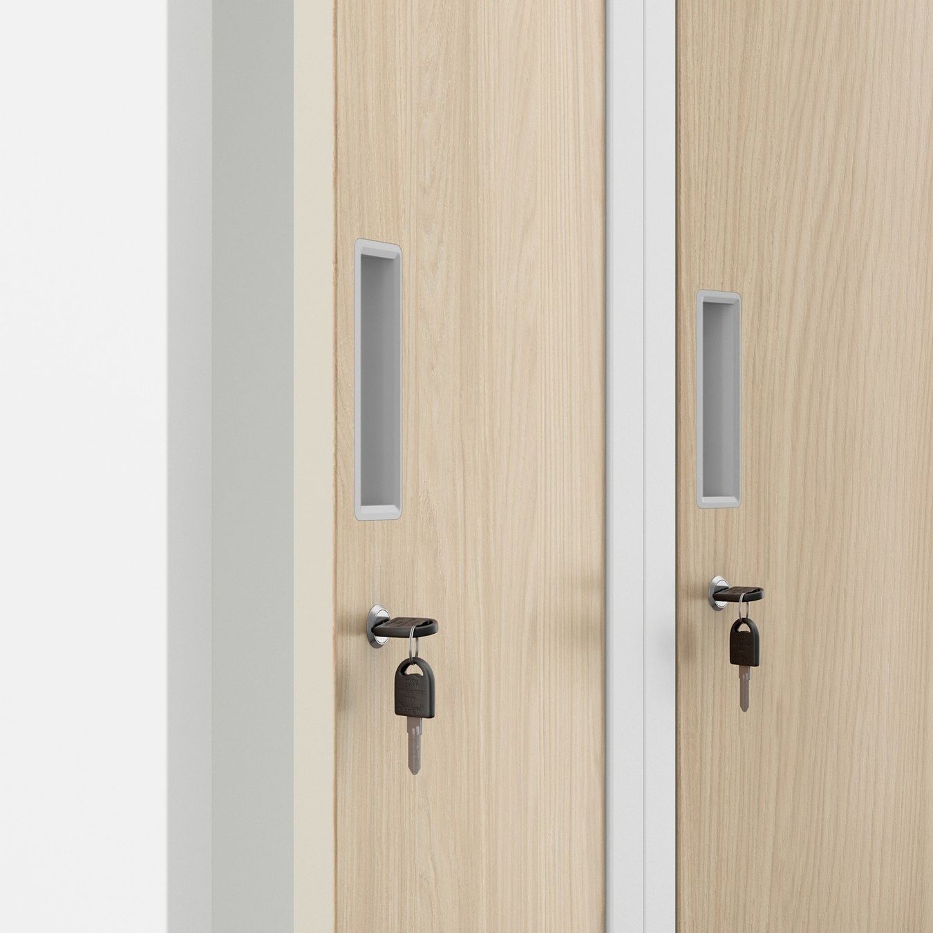 Schränke: Schliessfachschrank 2 Fächer - Weiss/Holzoptik – Neu und originalverpackt aus Wallenwil von toesstal-vertrieb 9
