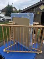 Laufgitter aus Holz mit Einlage gebraucht 