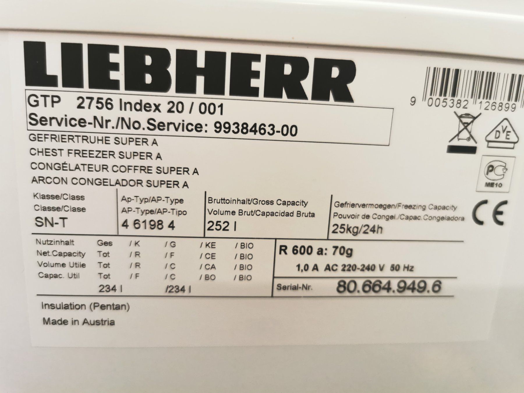 Truhen: Liebherr Gefriertruhe – Gebraucht aus St.Gallen von zia-maria 1