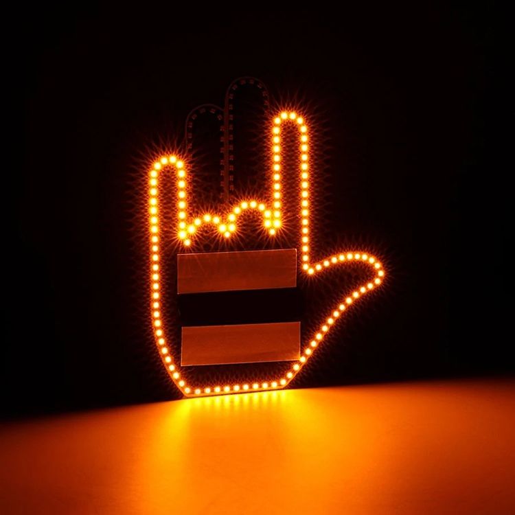 LED-Leuchte - Hand in Hand