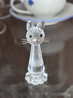 Gatto in cristallo Swarovski Vintage 1997