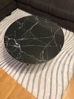 Runder Couchtisch Marmor / Glas