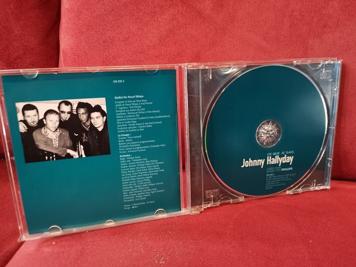 CD: Johnny Hallyday CD Ce que je sais – Usato da Zofingen venduto da noise123 2