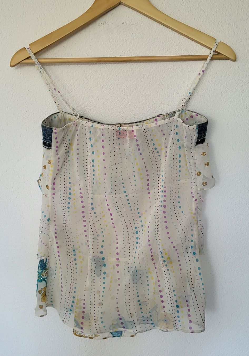 Tops: Camisole-Top mit Jeans-Bund Grösse S – D'occasion à Schindellegi par Maidli8834 1
