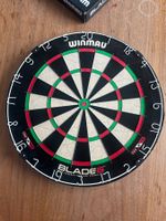 Unbenutzt: Dartscheibe Winmau Blade 6 + Darts