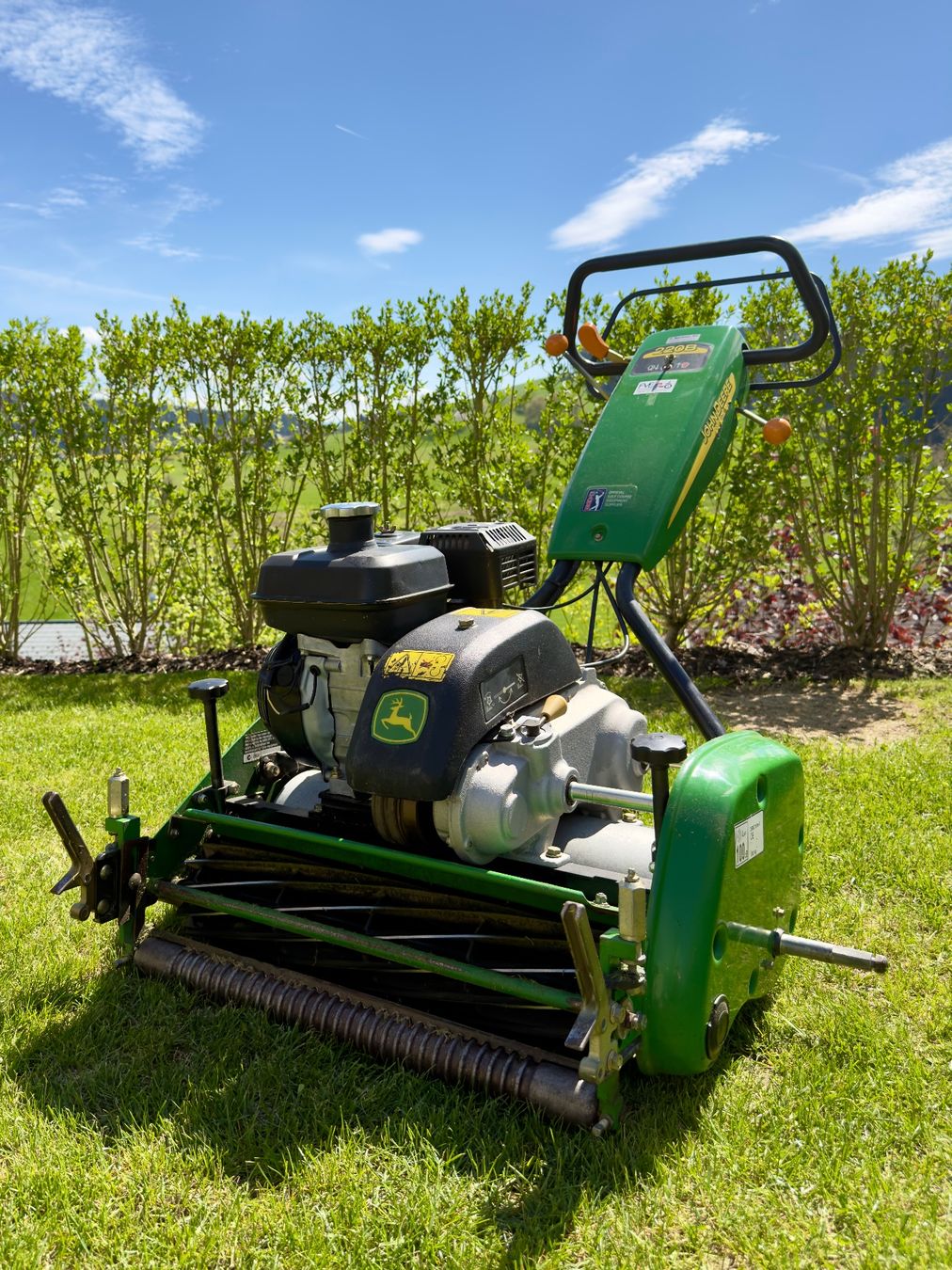 John Deere Tagliaerba: Spindelmäher frisch ab Service – Usato da Melchnau venduto da Suty41
