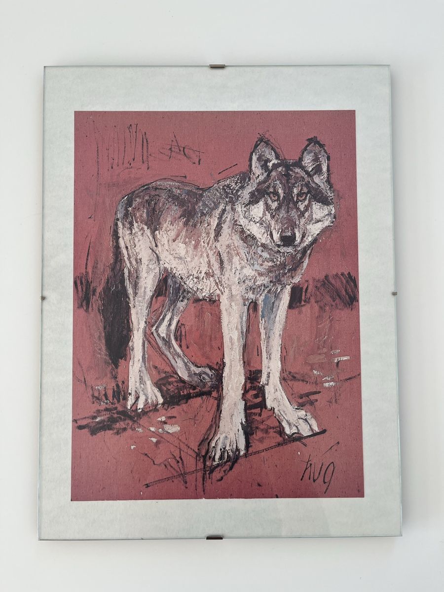 Gemälde: Gemälde Wolf 30x40 cm – Gebraucht aus Zürich von lyn_tqp5