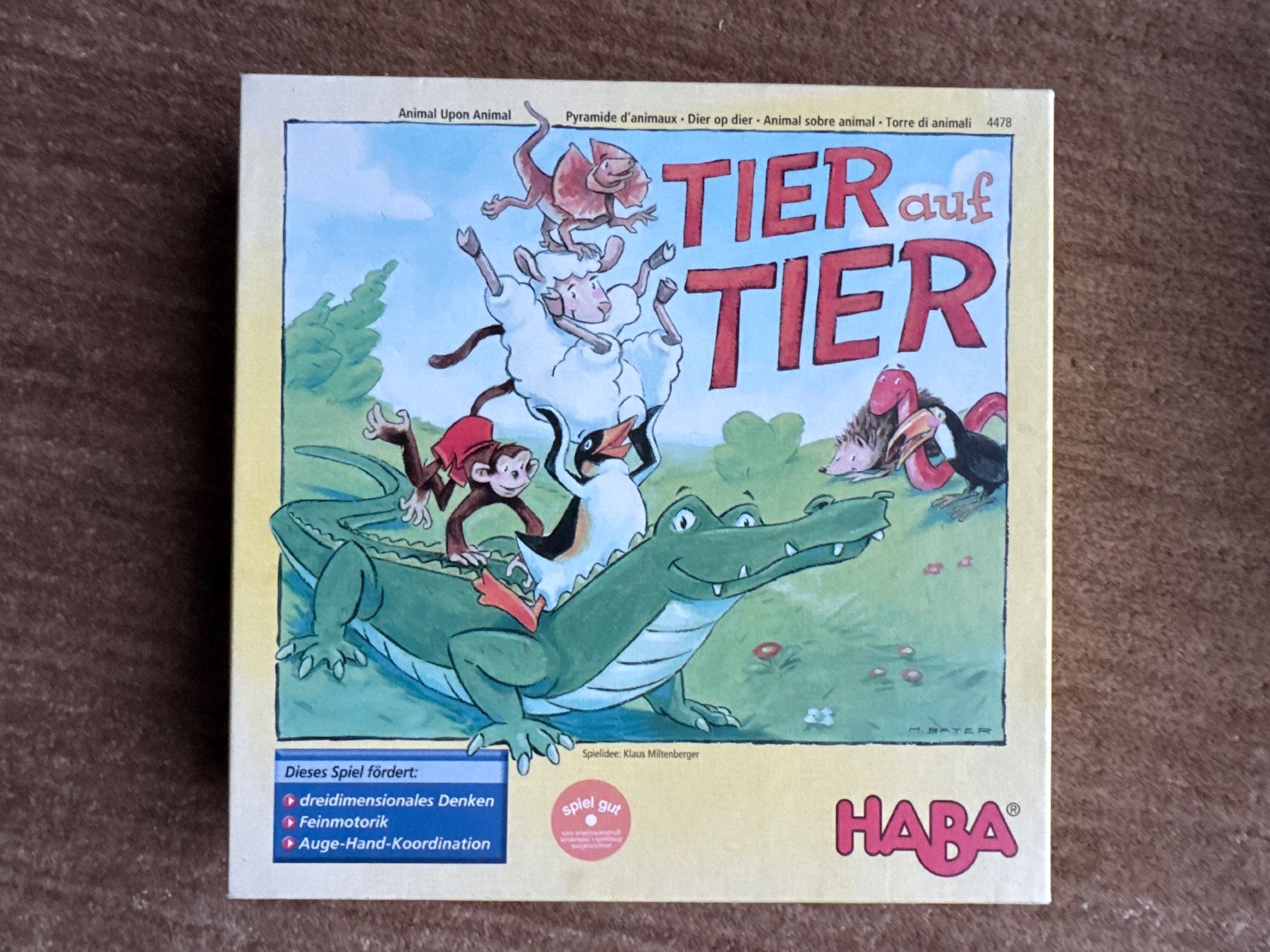 Haba Giochi: HABA - Tier auf Tier – Usato da Aarau venduto da Kilauea