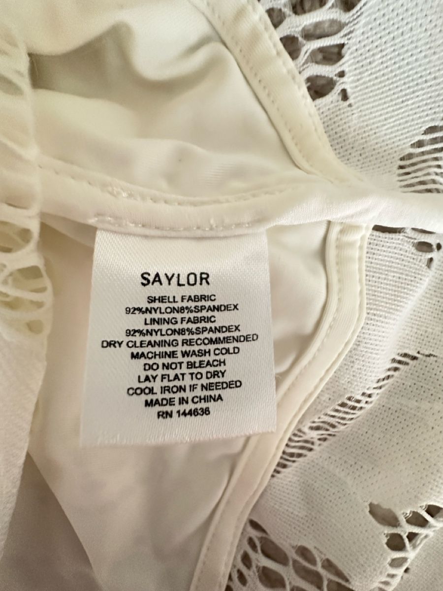 Blusen: SAYLOR Spitzenbluse, weiss, Gr. S – Gebraucht aus Jonen von dibbern 3