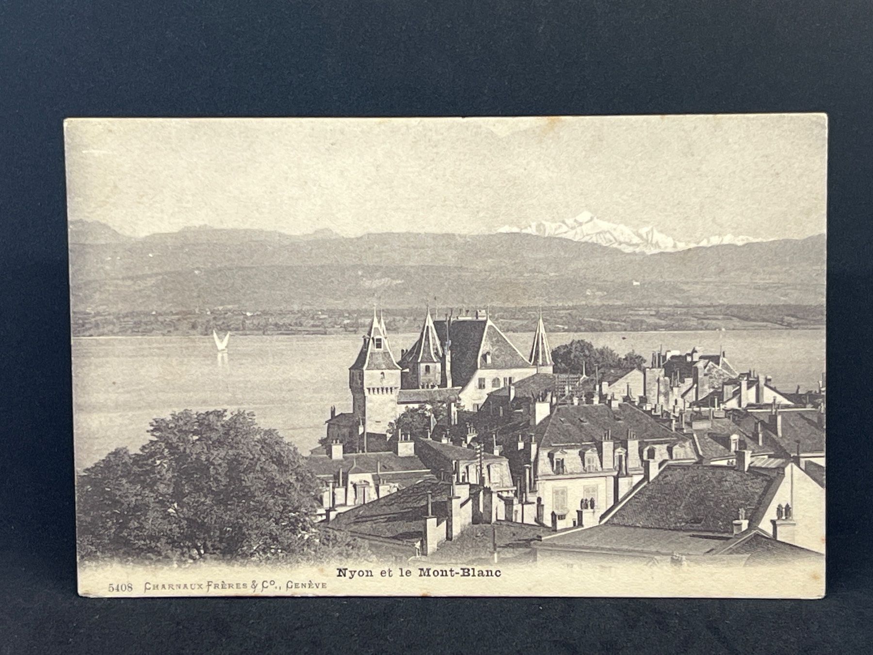 Cartoline postali: Nyon et le Mont-Blanc – Usato da Widnau venduto da Brusi9