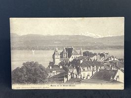 Nyon et le Mont-Blanc