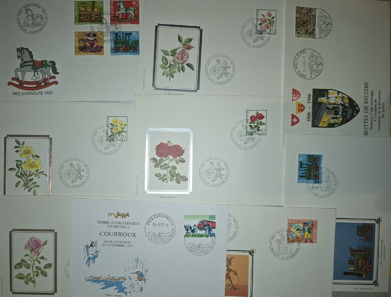 Tutti i francobolli: FDC mit speziellen Illustrationen – Usato da Balgach venduto da SIMEON27
