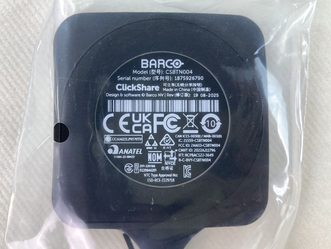 Telecomandi: BARCO | Wireless Transmitter | ClickShare – Nuovo e nell'imballaggio originale da Wittenbach venduto da Restwert_St-Gallen 4
