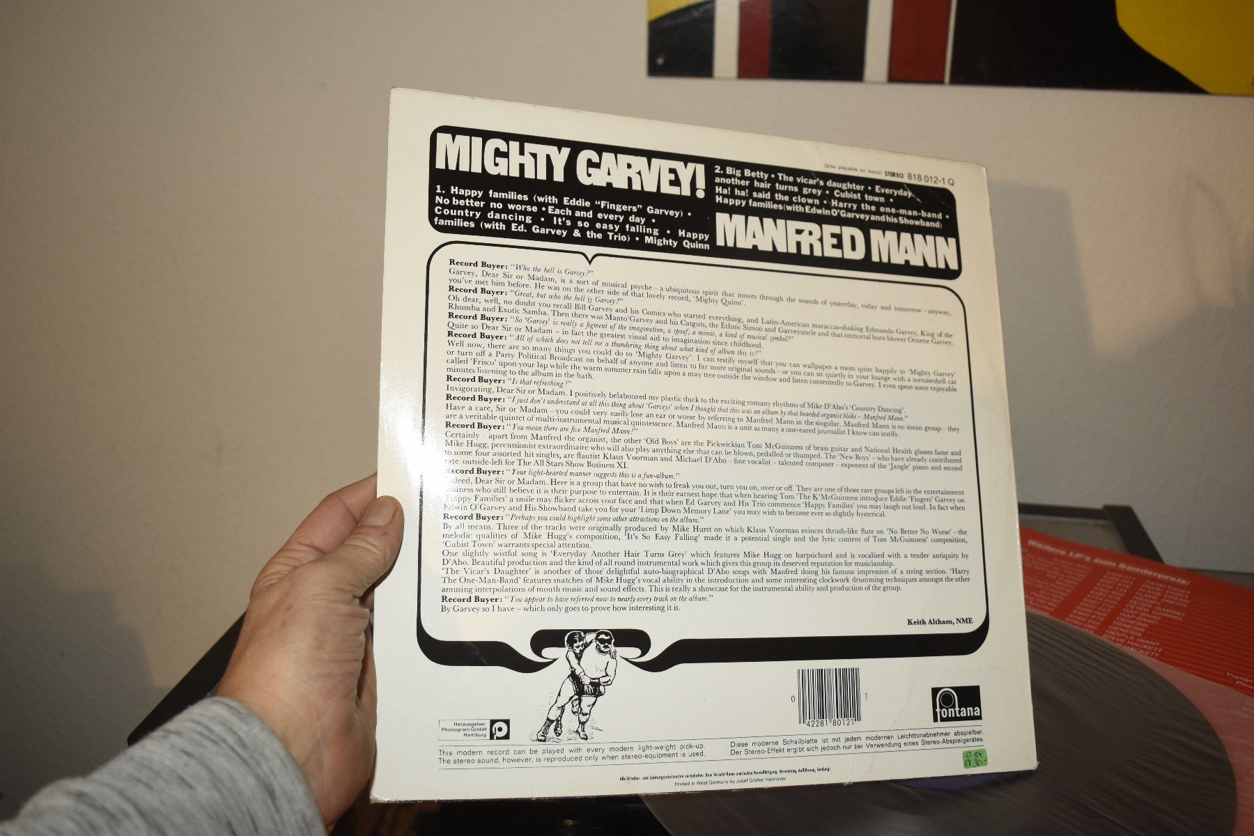 Dischi in vinile: Manfred Mann – Mighty Garvey! LP VG/VG(+) – Usato da Pfaffhausen venduto da mono_rec 2