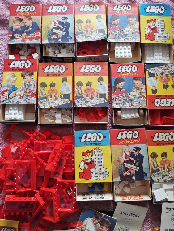 Alte Lego Vintage Sets gemischt mit Anleitungen. 50er Jahre Kaufen auf Ricardo