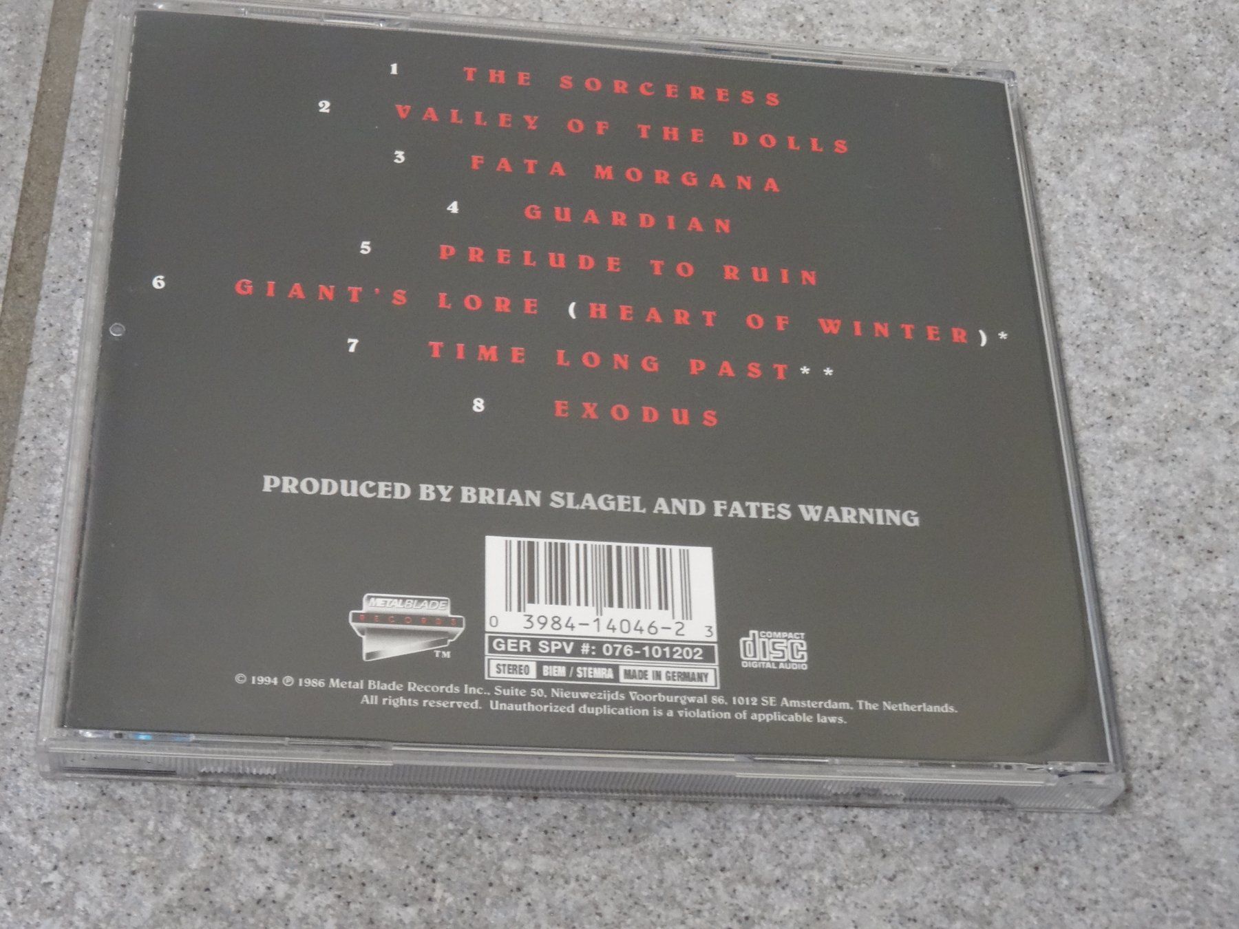 CDs: Fates Warning - Awaken the Guardian CD – Gebraucht aus Olten von Disc-Ausverkauf 1