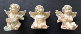 Engel, 3 musizierende Engelfiguren, 9 cm