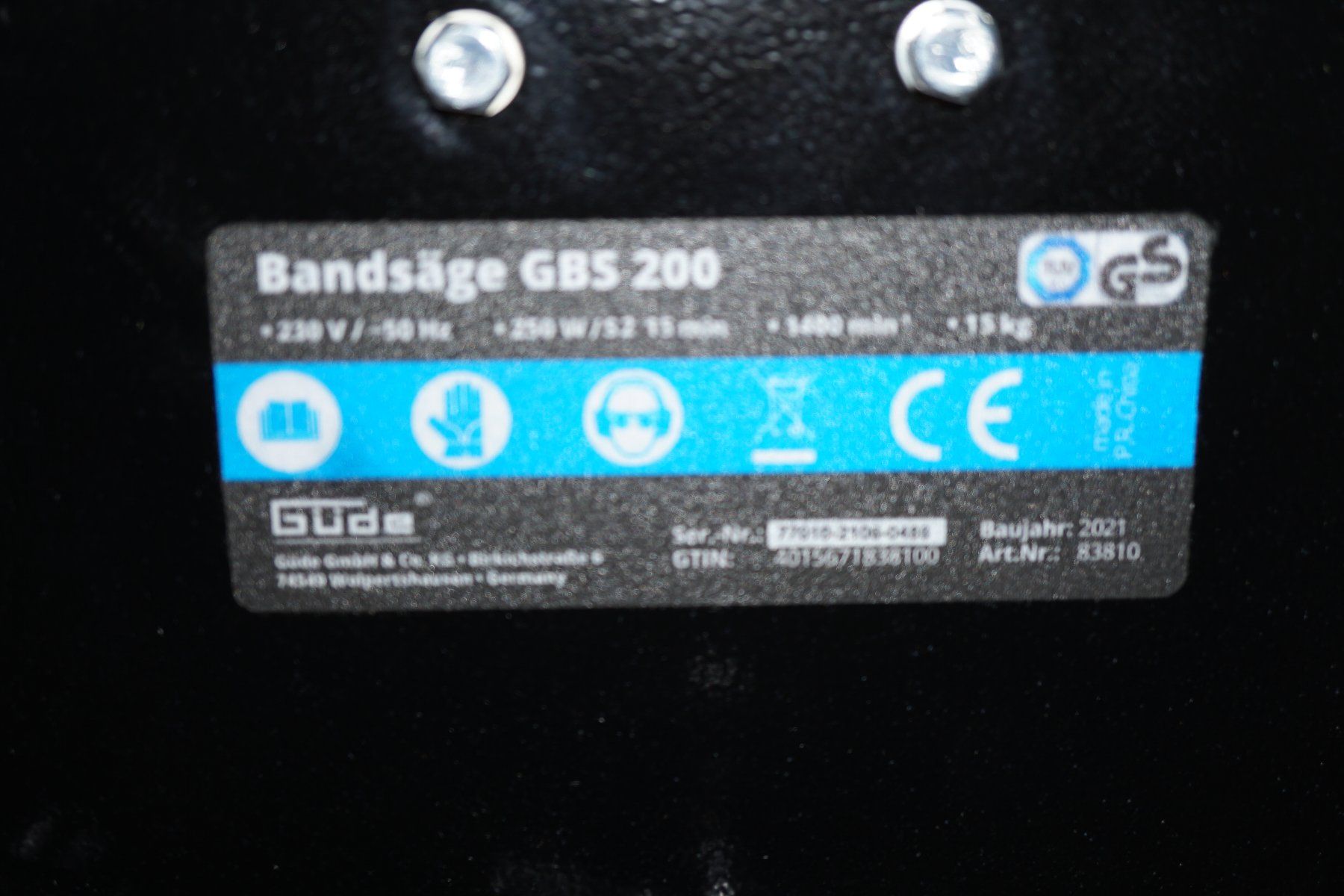 Sägen: Bandsäge Güde GBS200 – Defekt aus Bergdietikon von Serro 3