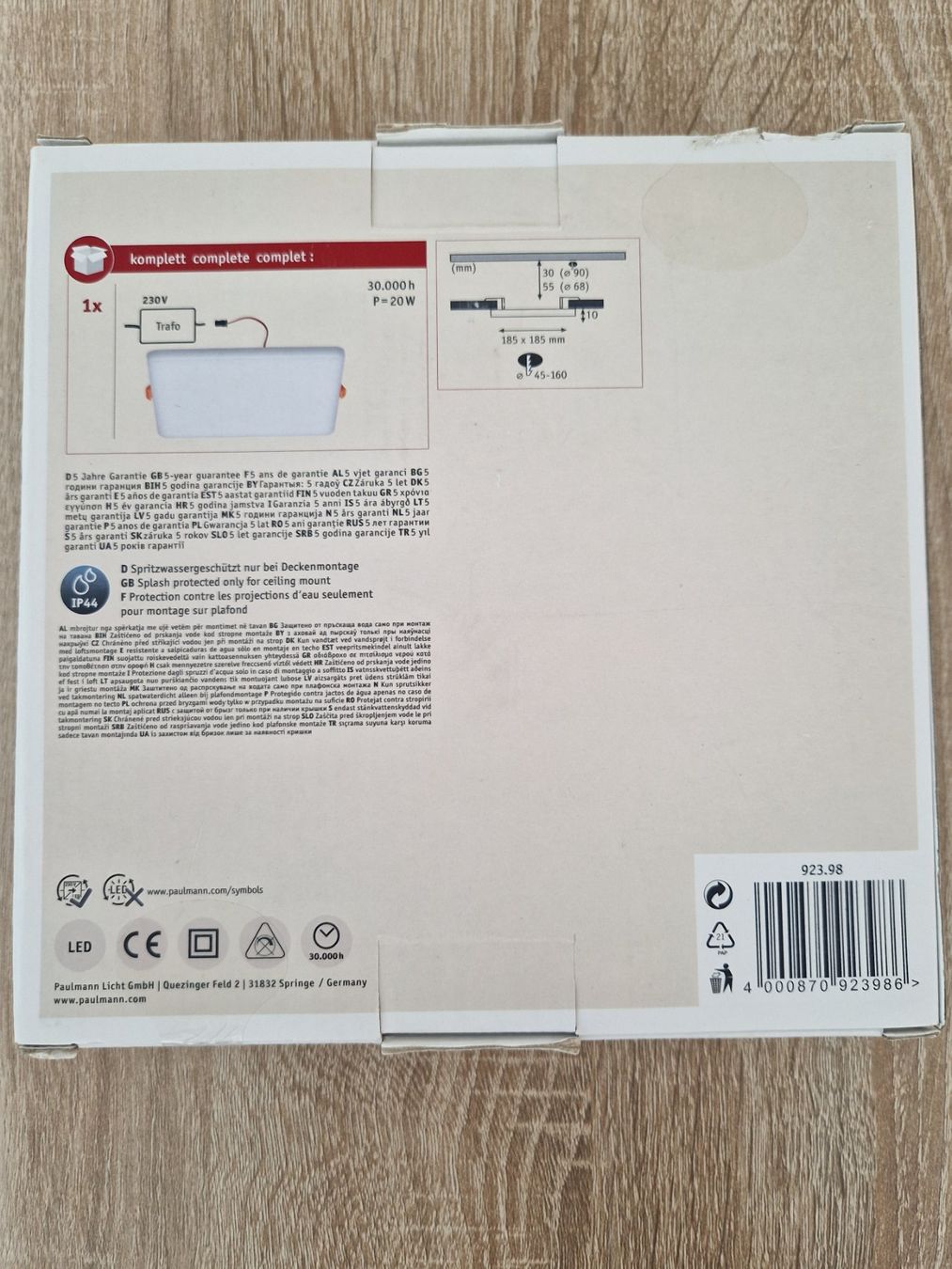 Paulmann Kronleuchter & Deckenlampen: Paulmann Veluna VariFit LED Deckenleuchte, OVP! – Neu und originalverpackt aus Rebstein von Ajs_Toy_Palast_1 1