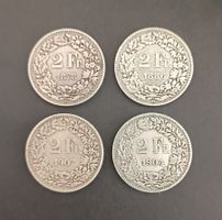 4 x 2 Franken 1878/1886/1904/1907