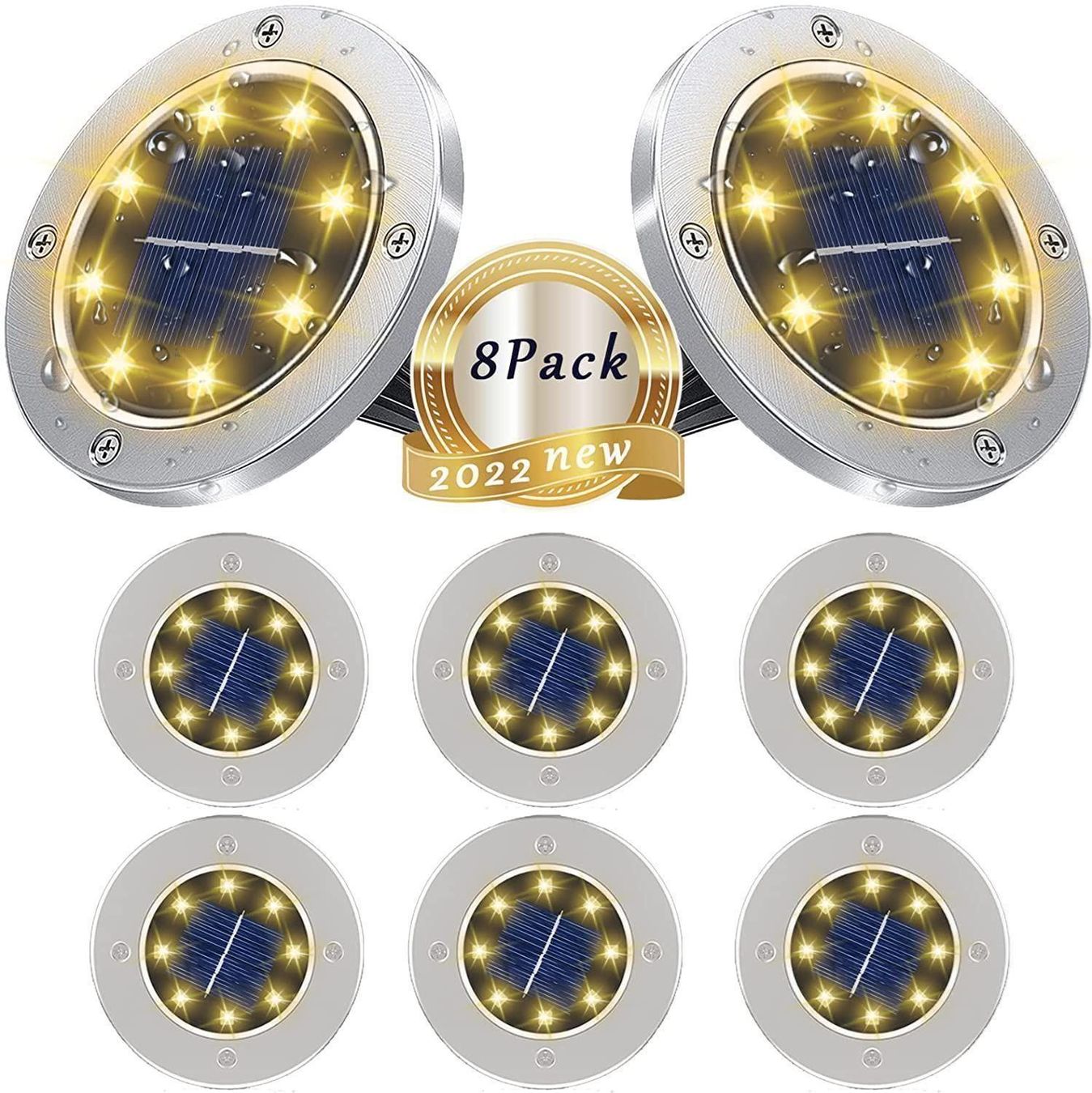 Lampes: Solar Boden Einbaustrahler 8PCS – Neuf (Voir description) à Thun par 365buy 1