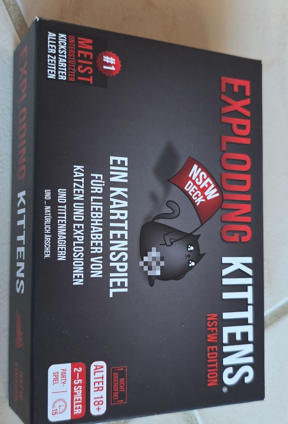 Spiele: Exploding Kittens NSFW Edition Kartenspiel ab 18 Jahre – Neu (gemäss Beschreibung) aus Niedermuhlern von goe_l7fc
