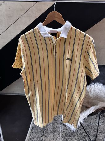 Stranger Things striped polo shirt - summer vibes! Size M