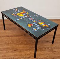 Vintage Space Age Design, Keramik Coffee Table, Adri, 60er
