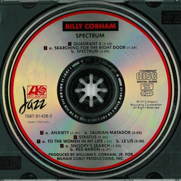 CD: Billy Cobham – Spectrum – Usato da St.Gallen venduto da jalamusic 2