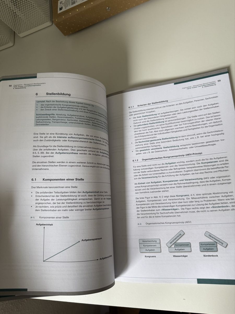 Libri: Organisation – Management-Basiskompetenz – Nuovo (secondo la descrizione) da Solothurn venduto da delialiliane 1