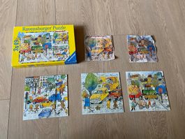 Ravensburger Janosch Puzzle Set 3x 49 Teile in 1 Schachtel
