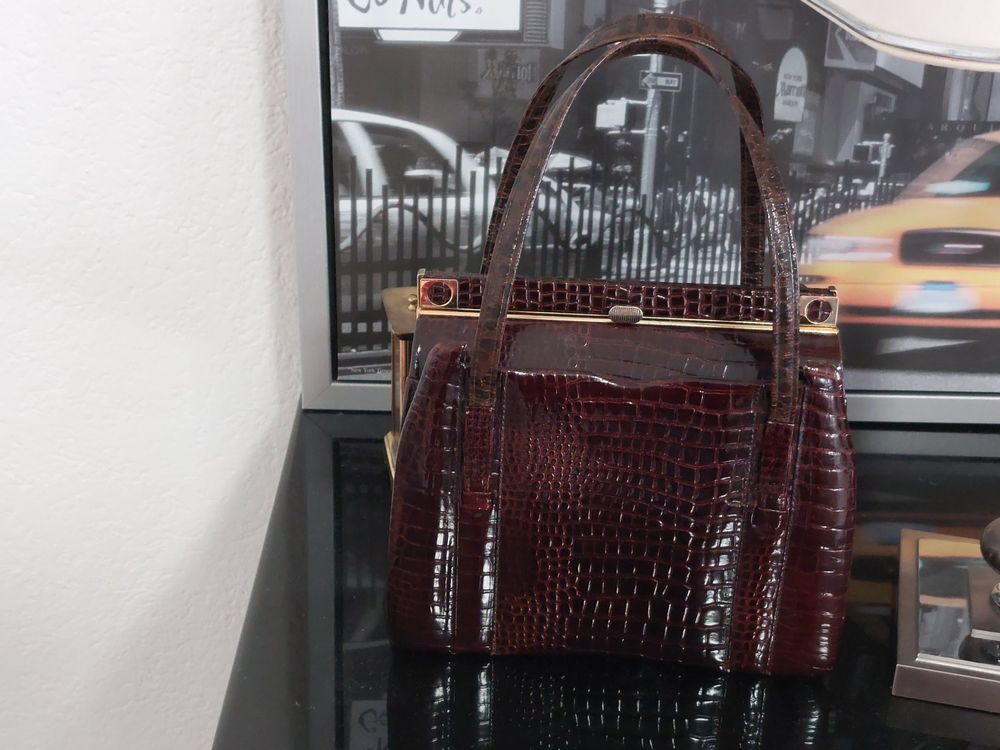 Sac A Main Vintage En Cuir Made In Italy (Gebraucht) in Peseux für CHF