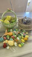 Osterdeko Set: Körbe, Eier, Hasen - Frühlingszauber pur!
