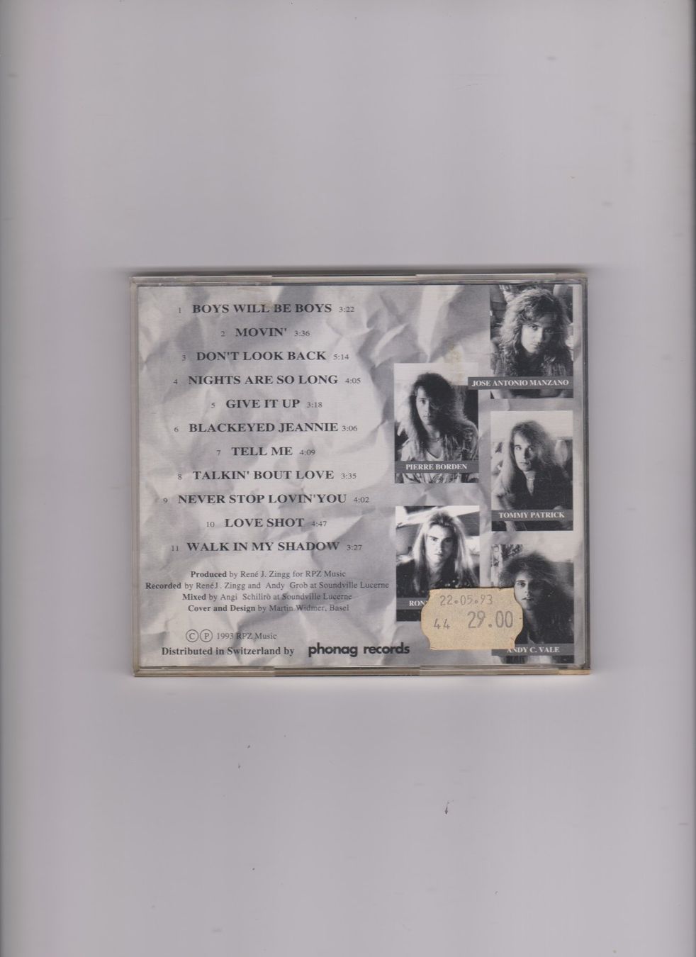 CD: CD EMERGENCY Boys Will Be Boys – Usato da Bex venduto da Canouille 1