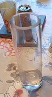 Vase en verre cylindrique haut