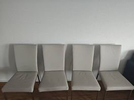 Livique Echtleder Stühle neuwertig 