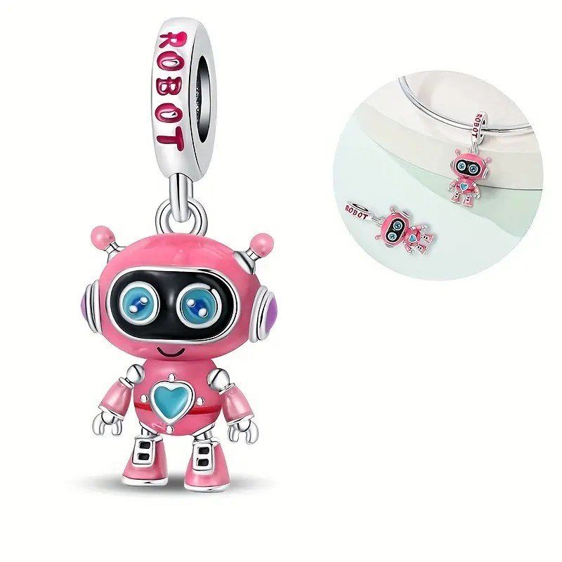 Pendentifs: Charm "Robot" – Neuf avec emballage d'origine à Bernex par Natalys