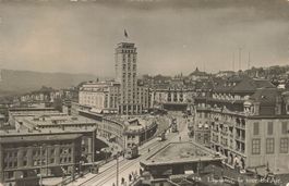 Lausanne tram Straßenbahnen