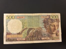 500 Francs ALGERIA 1950 Selten 