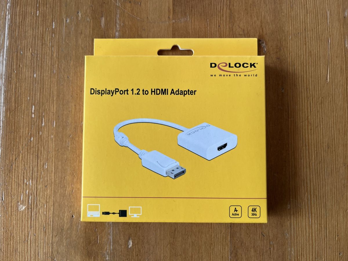 Laufwerke & Adapter: Neuer Delock DisplayPort 1.2 zu HDMI Adapter – Neu und originalverpackt aus Stein am Rhein von Karisma78