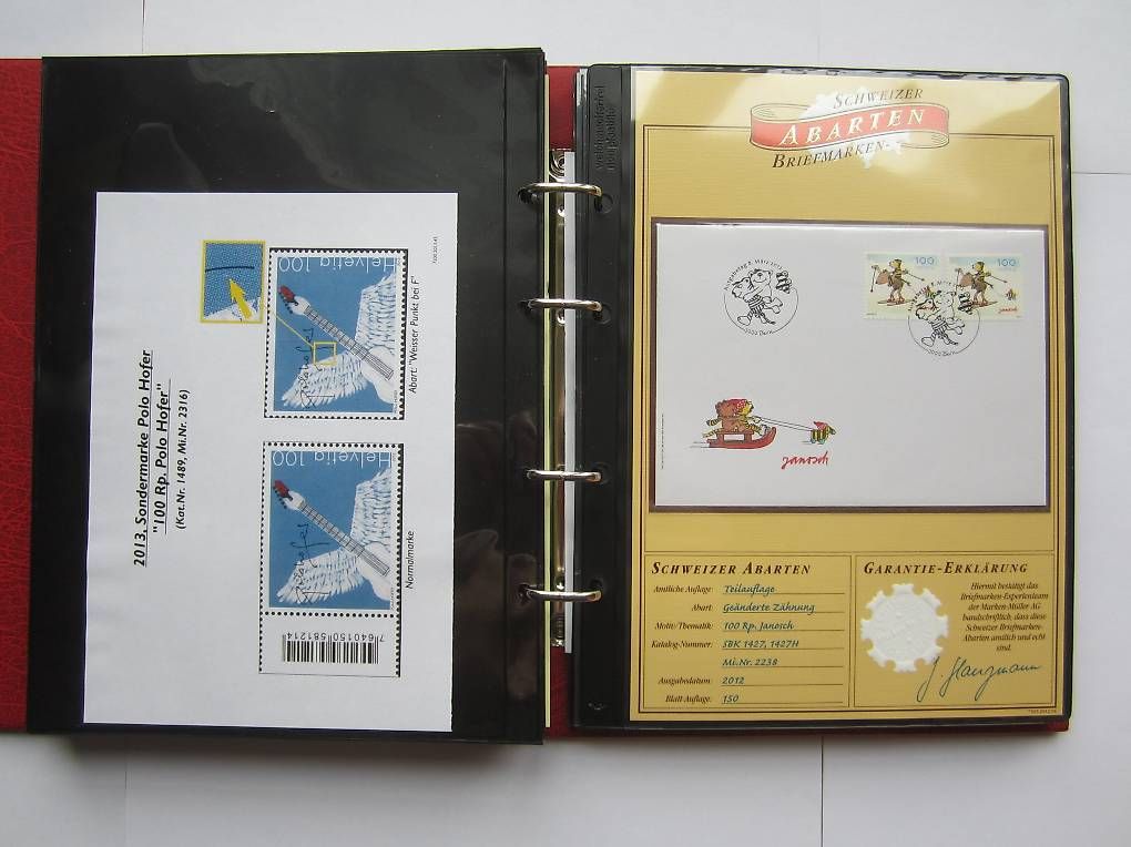 Tutti i francobolli: Briefmarken Schweizer Abarten – Nuovo e nell'imballaggio originale da Saland venduto da k_z_tny8 4