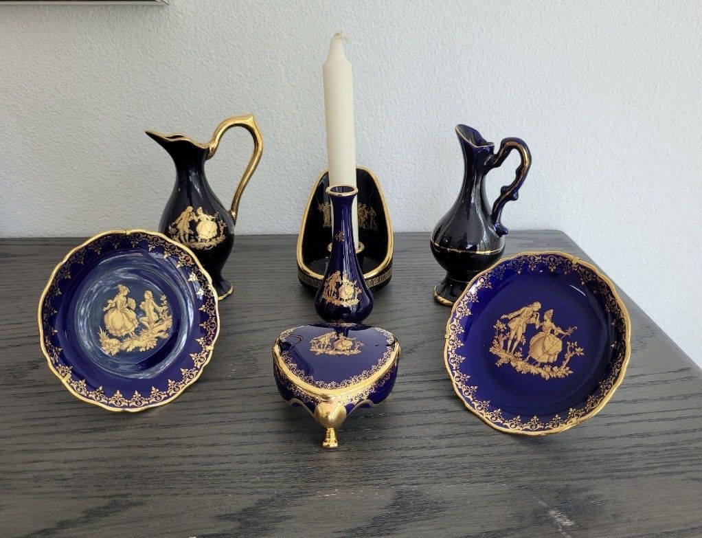 Toutes les décorations: Set piccole ceramiche limoges e greche – D'occasion à Personico par Giovinted28