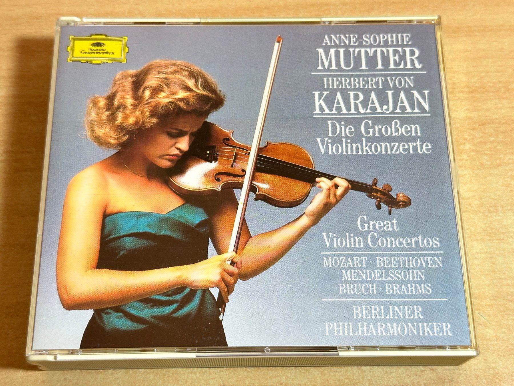 CD: Mozart Beethoven Mendelssohn Brahms Mutter Violinkonzerte – Usato da Rikon im Tösstal venduto da Alpenmutz 2