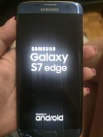 Samsung Galaxy S7 Edge bleu endommagé