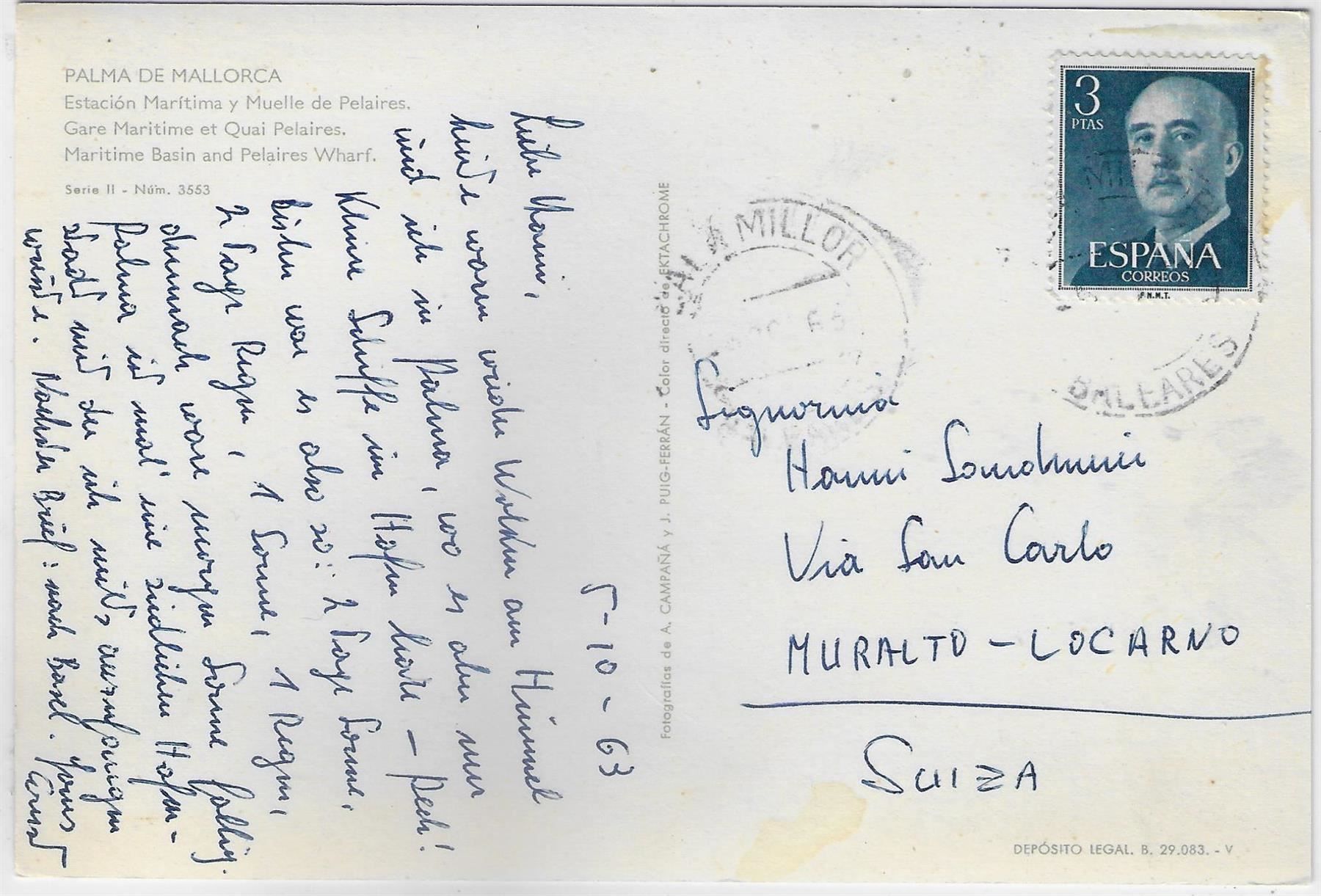 Cartes postales: Spanien - Palma de Mallorca - Martime – D'occasion à Ettingen par Kartenplanet 1