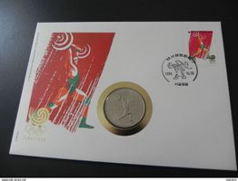 Münzbrief Südkorea 2000 Won 1986 - Olympic Games Seoul 1988