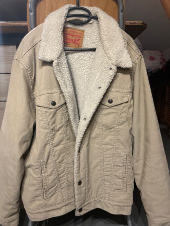 Veste Levi Strauss velours beige doublée taille XL occasion
